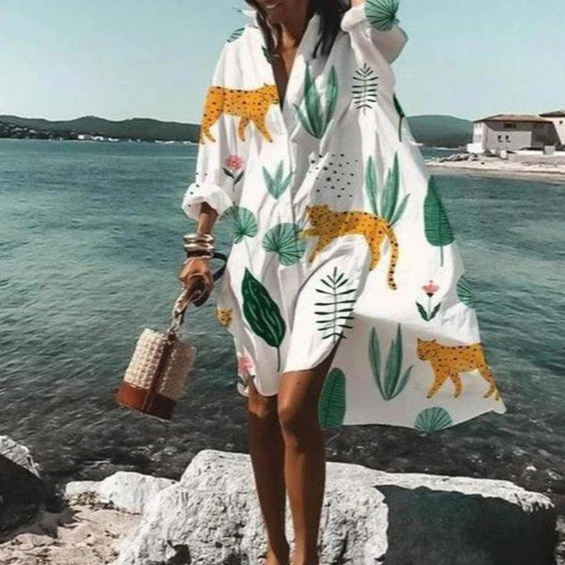Marina - Oversize Long Sleeve Dress
