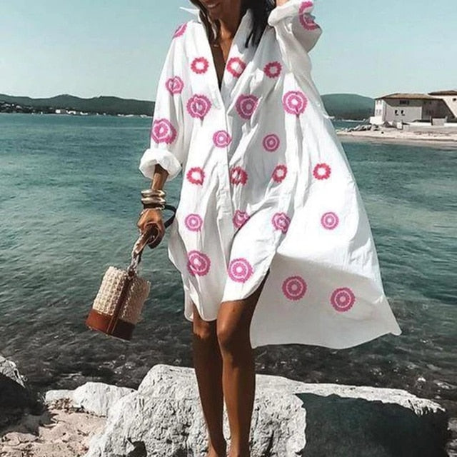 Marina - Oversize Long Sleeve Dress