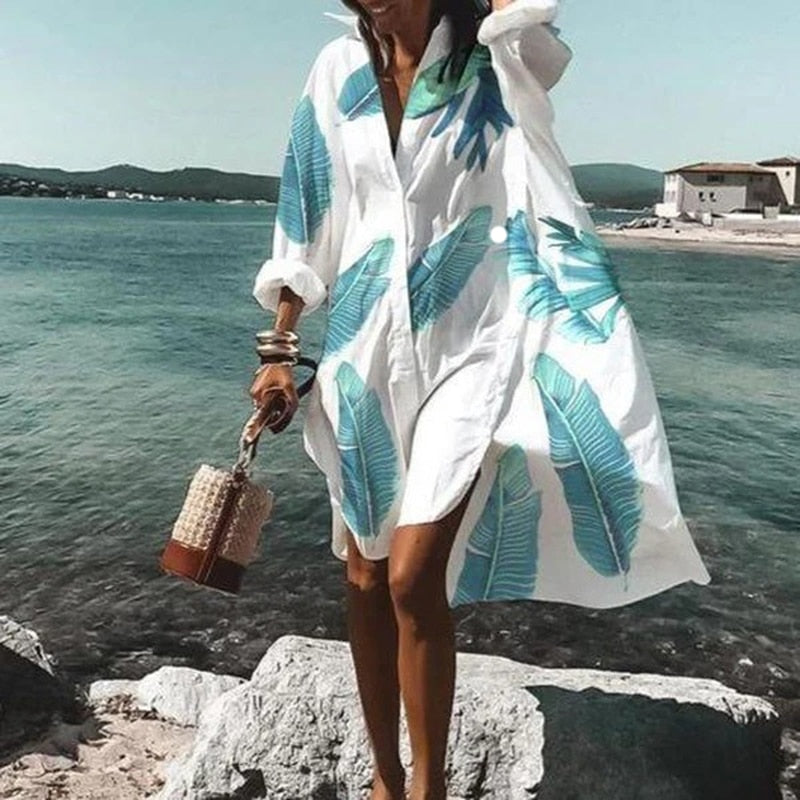 Marina - Oversize Long Sleeve Dress